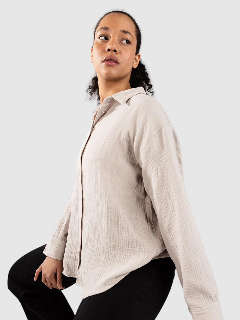 Blue Tomato Linen Shirt sand