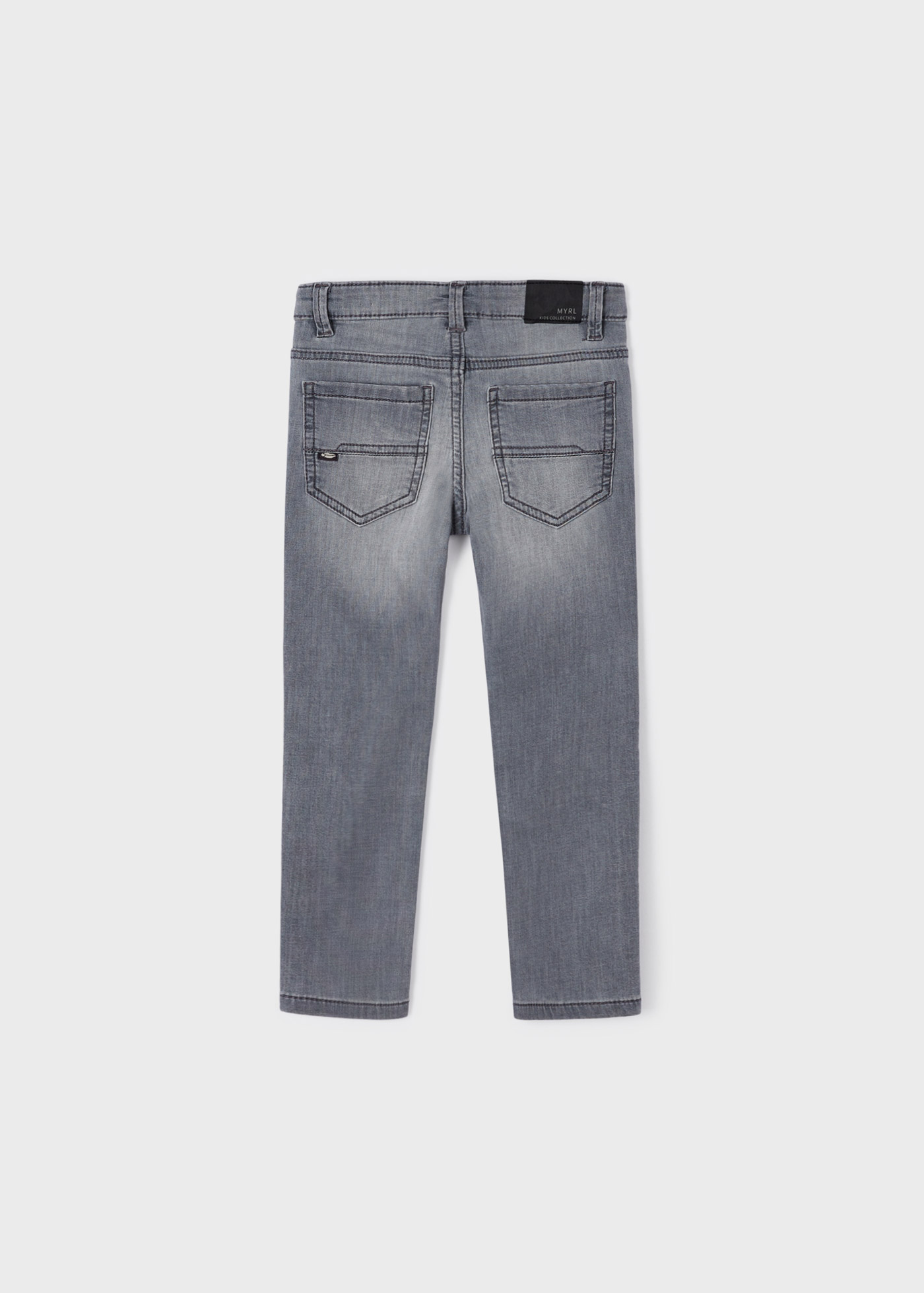 Calças jeans slim fit em algodão sustentável para meninos