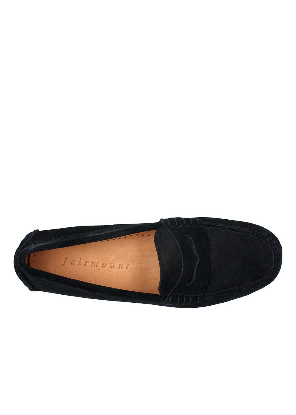 MOCASSIN BUCK DRIVER VELOURS NOIR