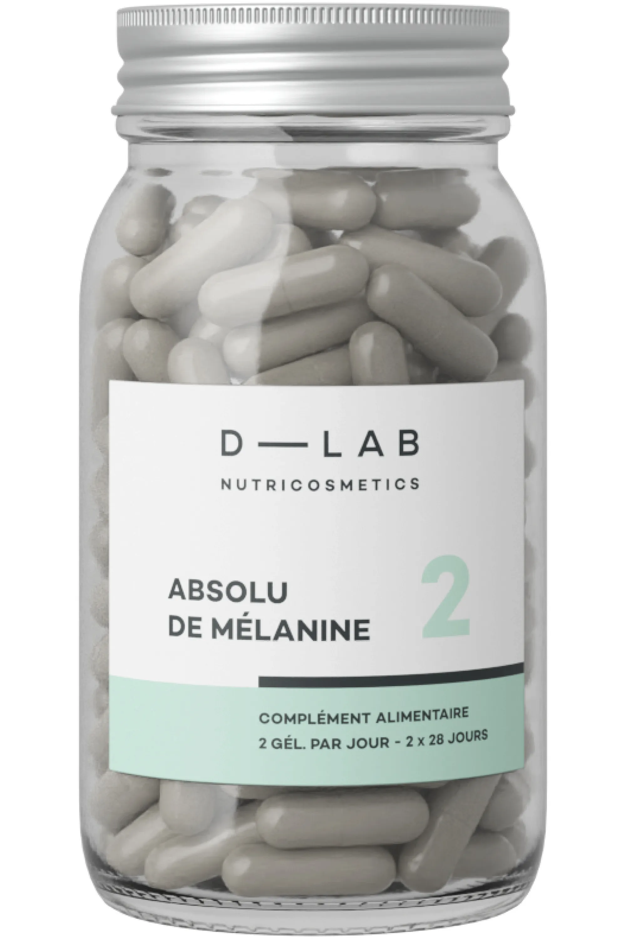 D-LAB Nutricosmetics Compléments alimentaires pigmentation naturel de la peau Absolu de Mélanine-13.7 g