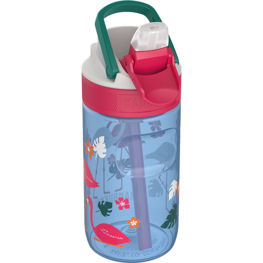 Kambukka Lagoon Trinkflasche Kinder 400ml blue flamingo