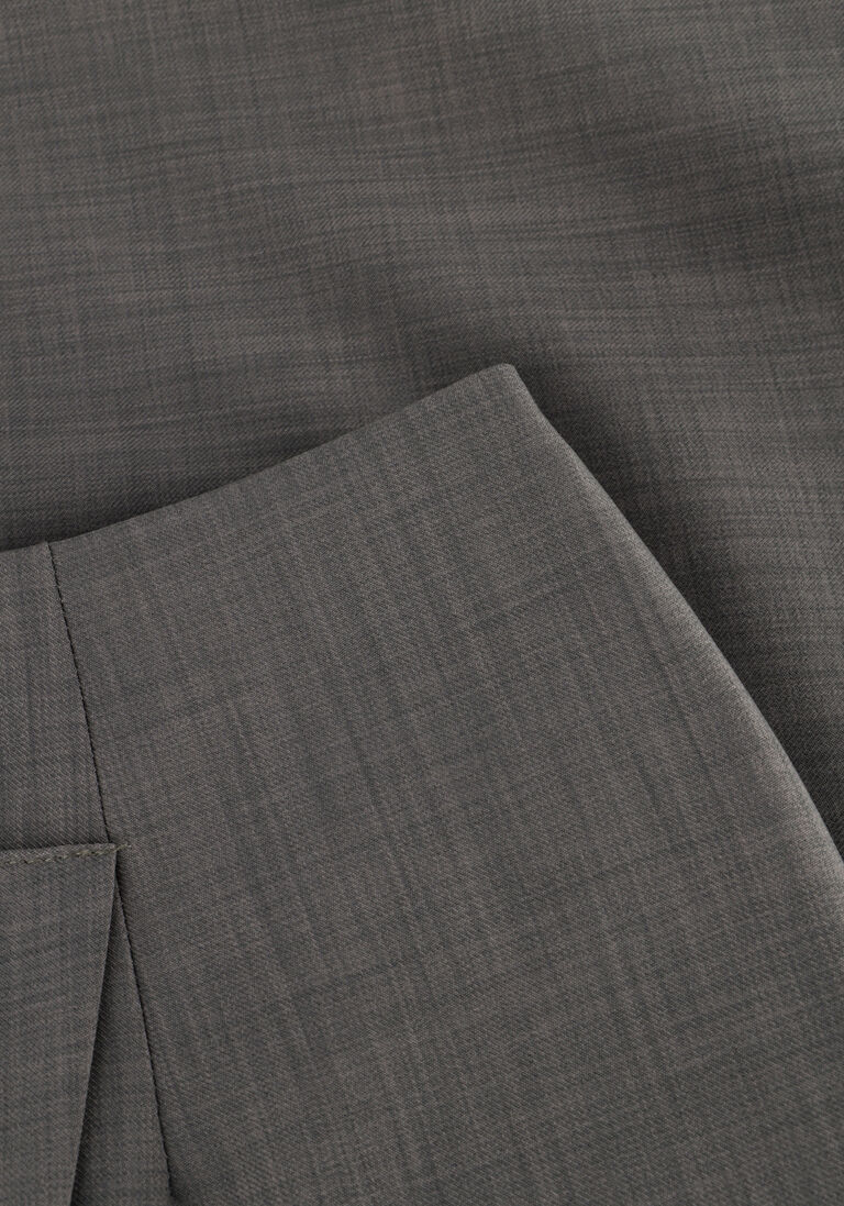 lichtgrijze herskind minirok carolina skirt