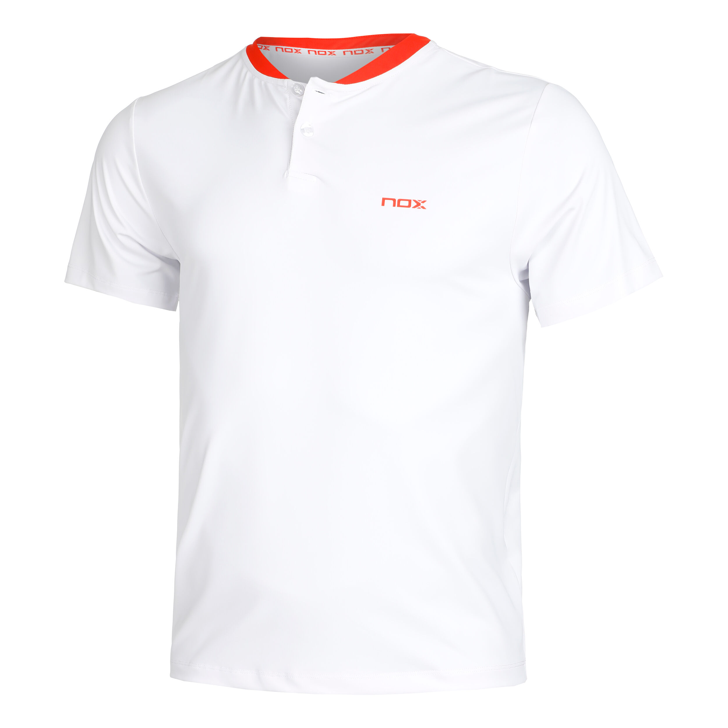 NOX Team Polo Regular Polo Hommes - Blanc , Orange