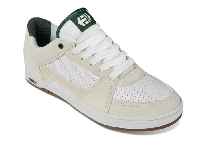 Etnies MC Rap Lo White Green 8.5 US