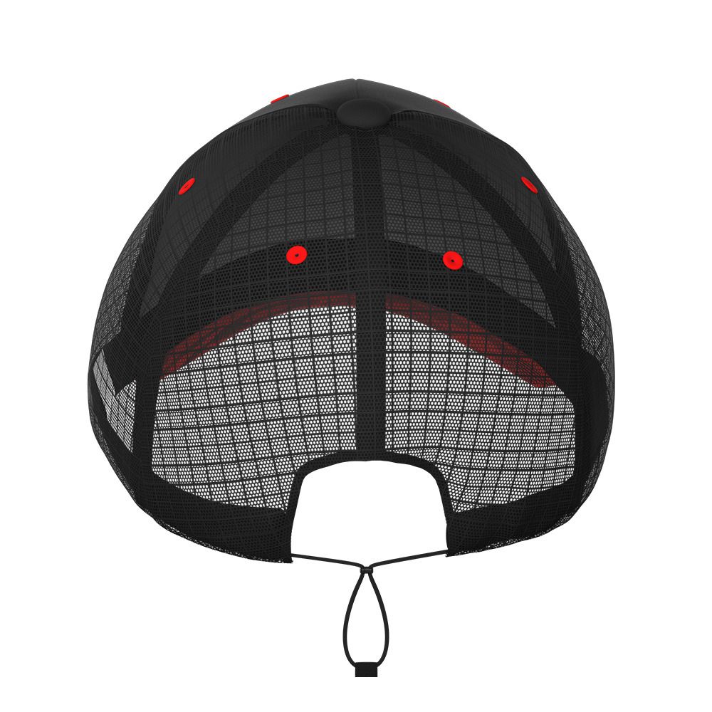Compressport RACING TRUCKER - Casquette black/red