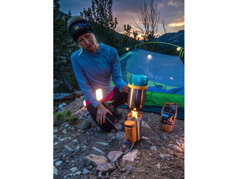 BioLite Camping-Grill Campstove Complete Kit Kochset aus Grill und Wasserkocher