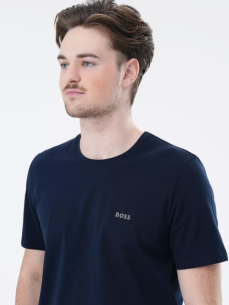 BOSS Loungewear T-Shirt dunkelblau