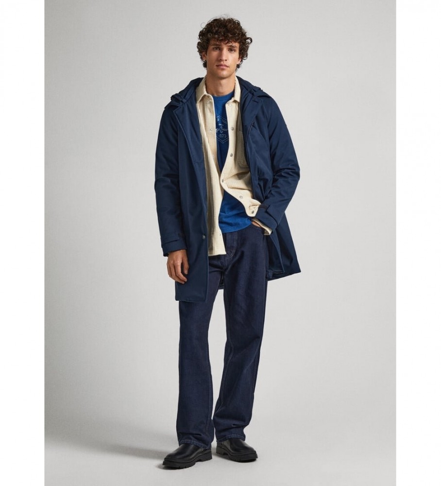 Capa de chuva azul marinho Pepe Jeans Broderick