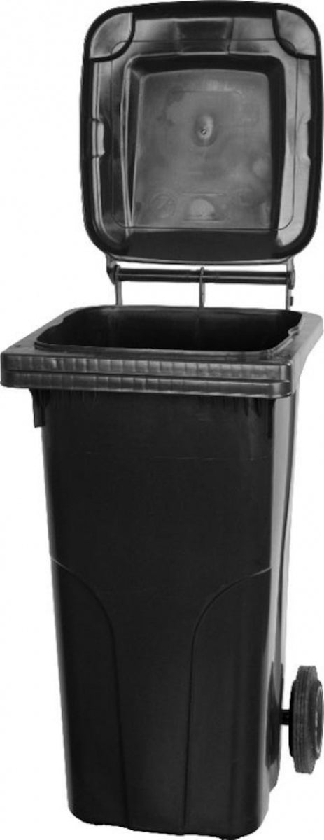 PROREGAL afvalbak Mgb 120 liter HDPE kunststof grijs/zwart