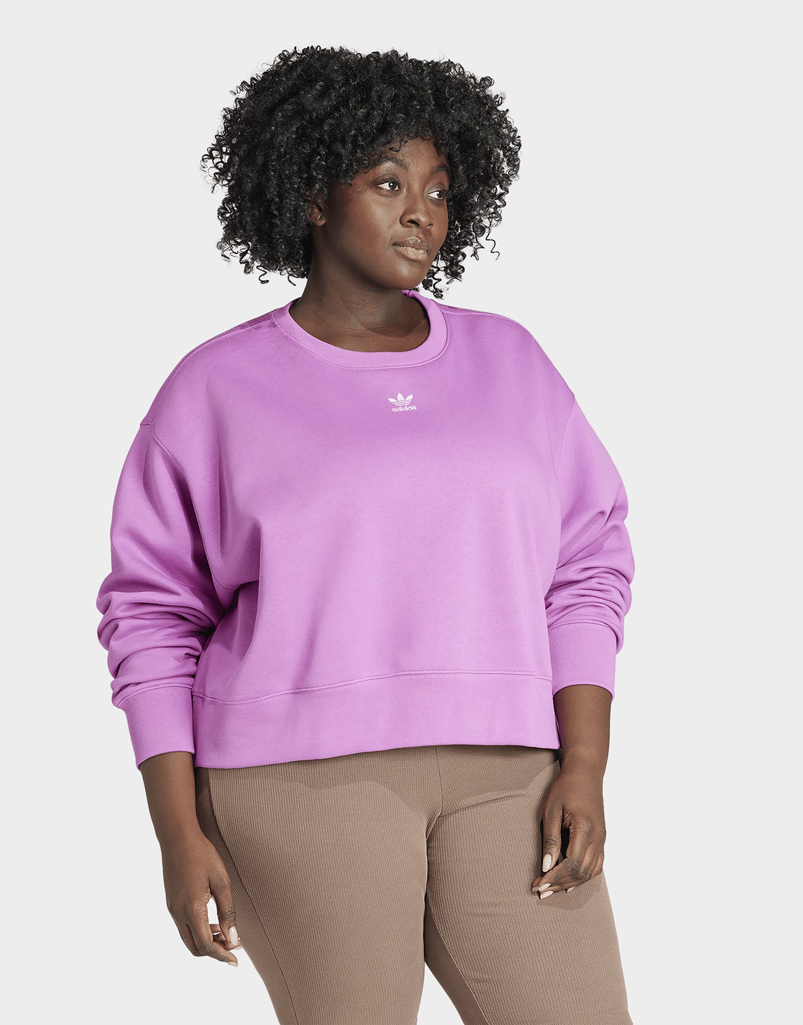 adidas Originals Sweat-shirt ras-du-cou Adicolor Essentials (Grandes tailles)