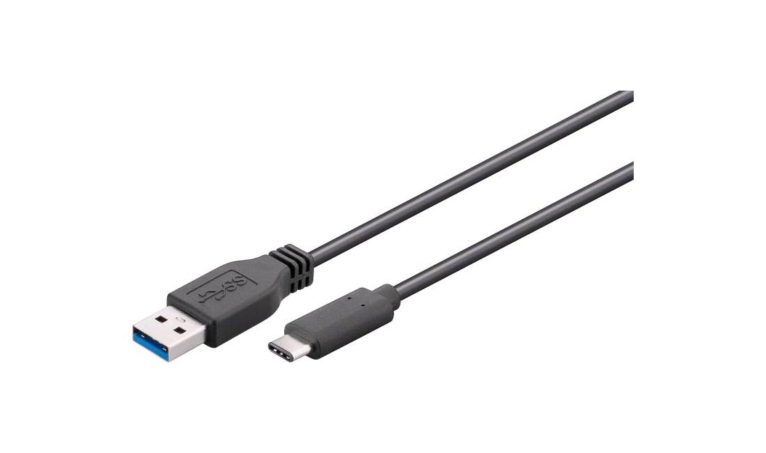 USB-kabel 3.1 1M USB-A til USB-C