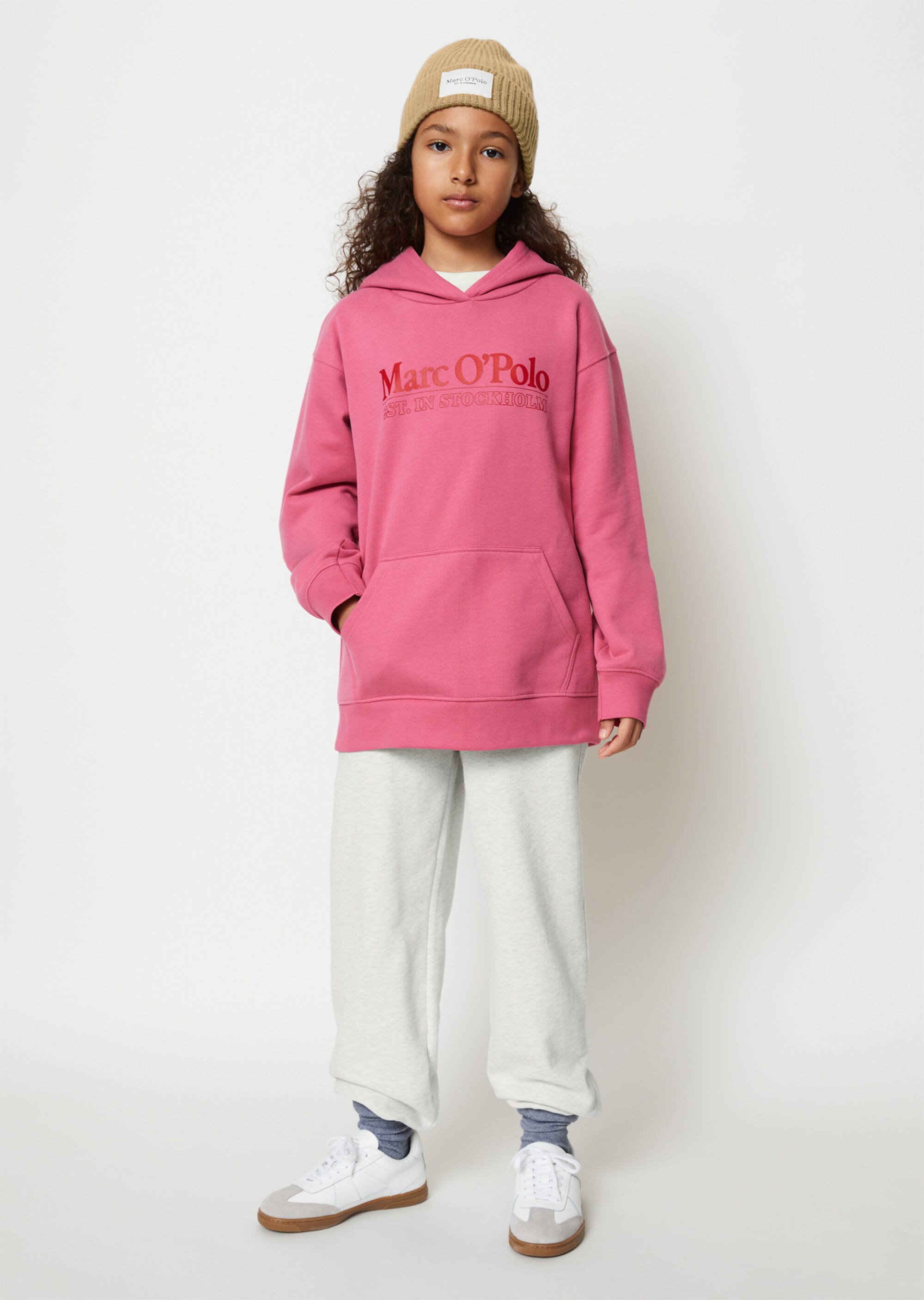 TEENS-UNISEX Kapuzen-Sweatshirt mit Logo-Print