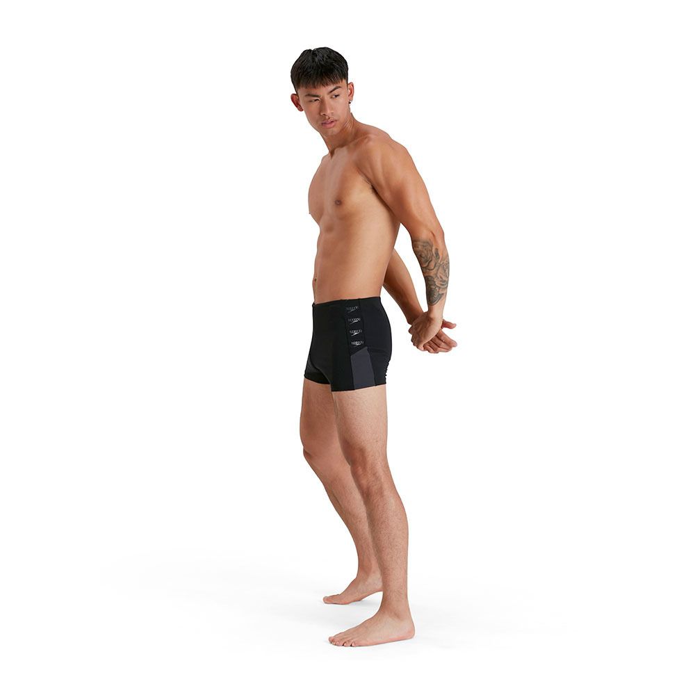 Speedo BOOM LOGO - Boxer de bain Homme black/grey