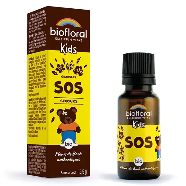 Biofloral SOS Rescue Grânulos Orgânicos para Crianças 19,5g