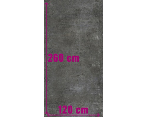 XXL wand- en vloertegel Industrieel nacht gepolijst 120 x 260 x 0,7 cm R10 A