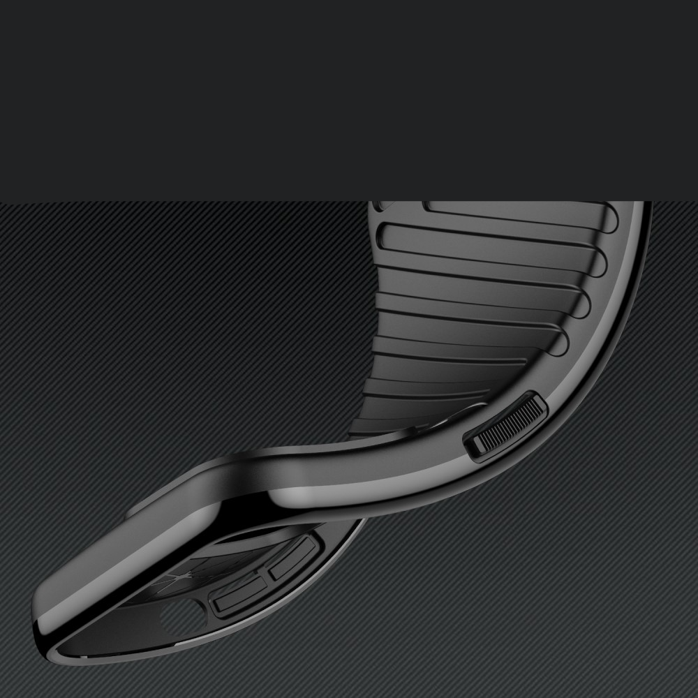 Samsung Galaxy S23 FE Gummi Case Schutzhülle Grip Design - Schwarz