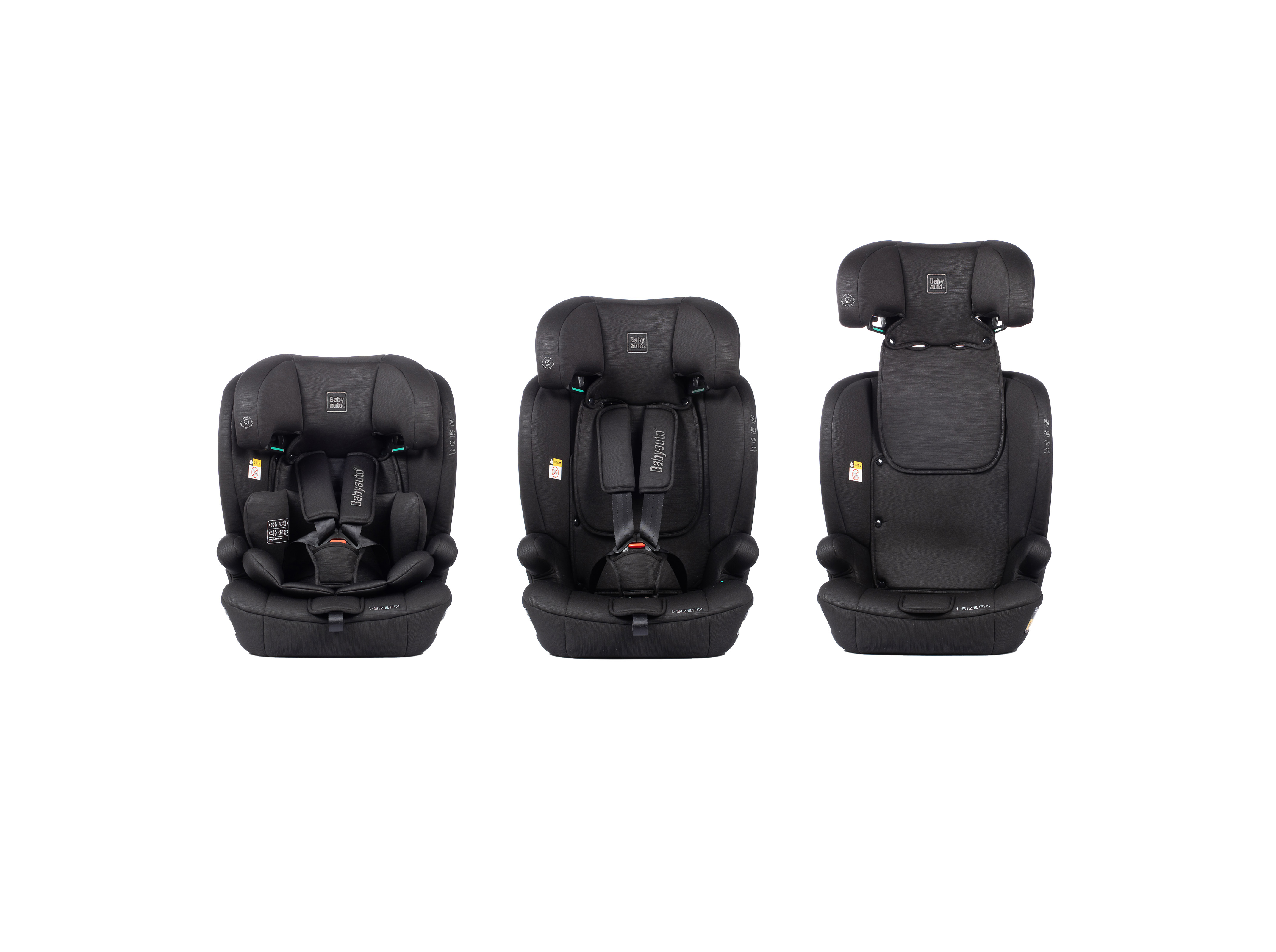 CADEIRA AUTO I-SIZE BABYAUTO 76-150CM ISOFIX PRETO