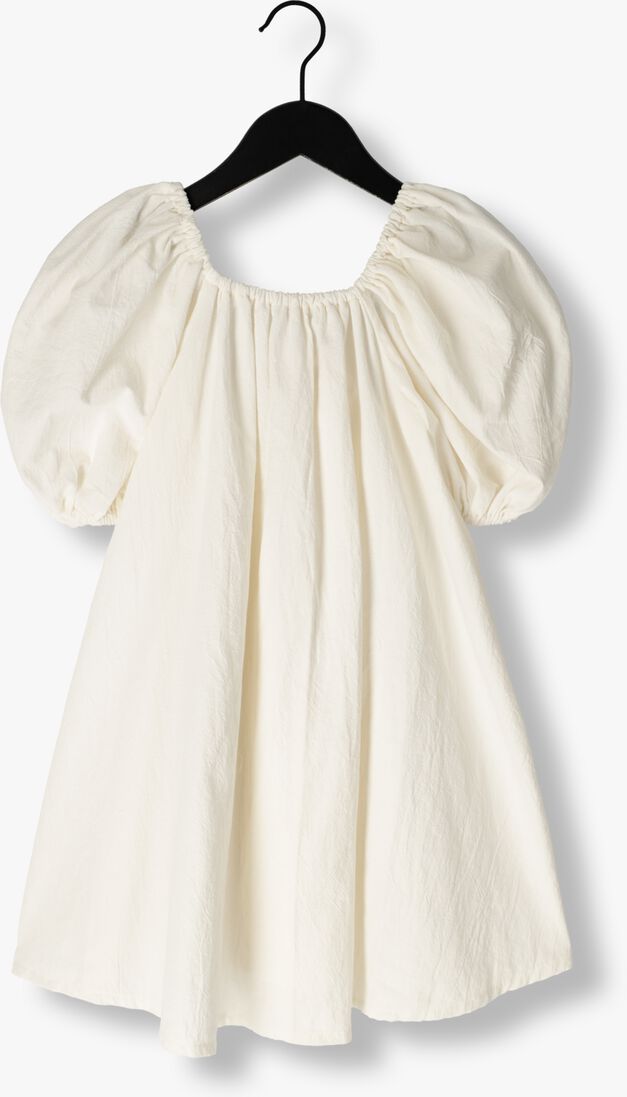 Salty Stitch gebroken wit salty stitch mini jurk ballon jurk met bandje - off white