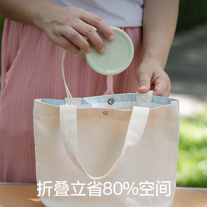 Evorest Bags - Opvouwbare reisdrinkbeker van siliconen met deksel / set