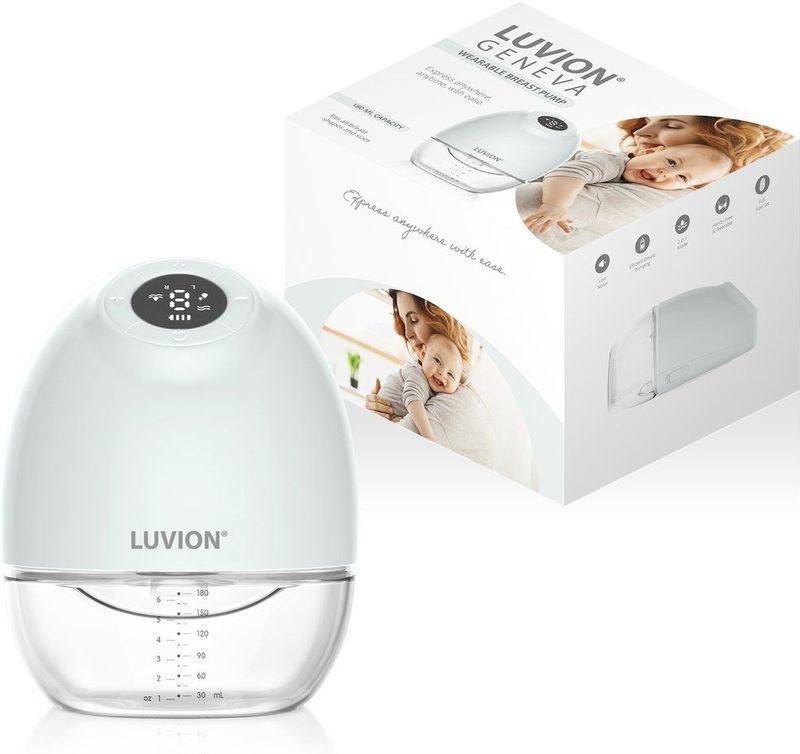 LUVION - Geneva - Elektrische Borstkolf - Draadloos - Compact - Stil