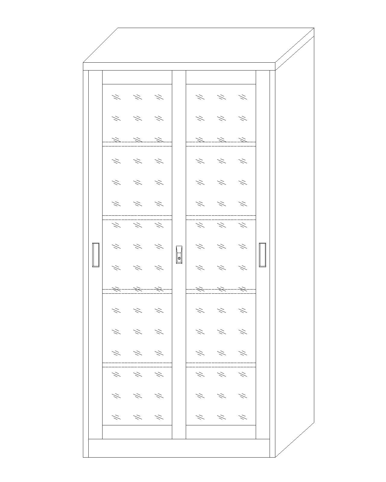 Jet-Line Aktenschrank St. Petersburg dunkelgrau-weiss