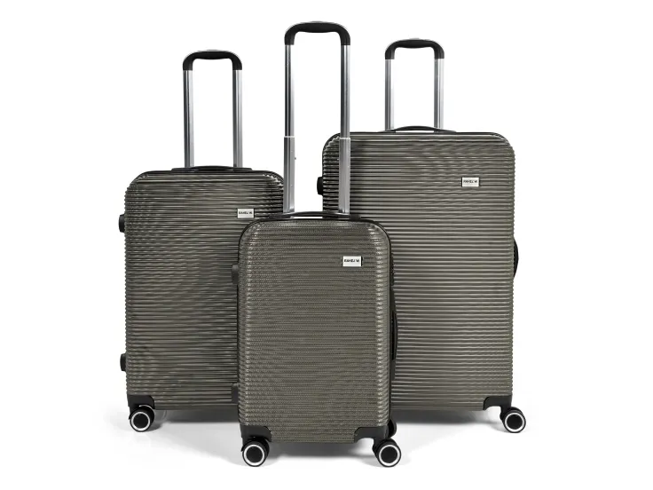 Kuffertsæt RW Classic antrasit 20”/24”/28” 70% genanvendt ABS plastik med TSA-lås