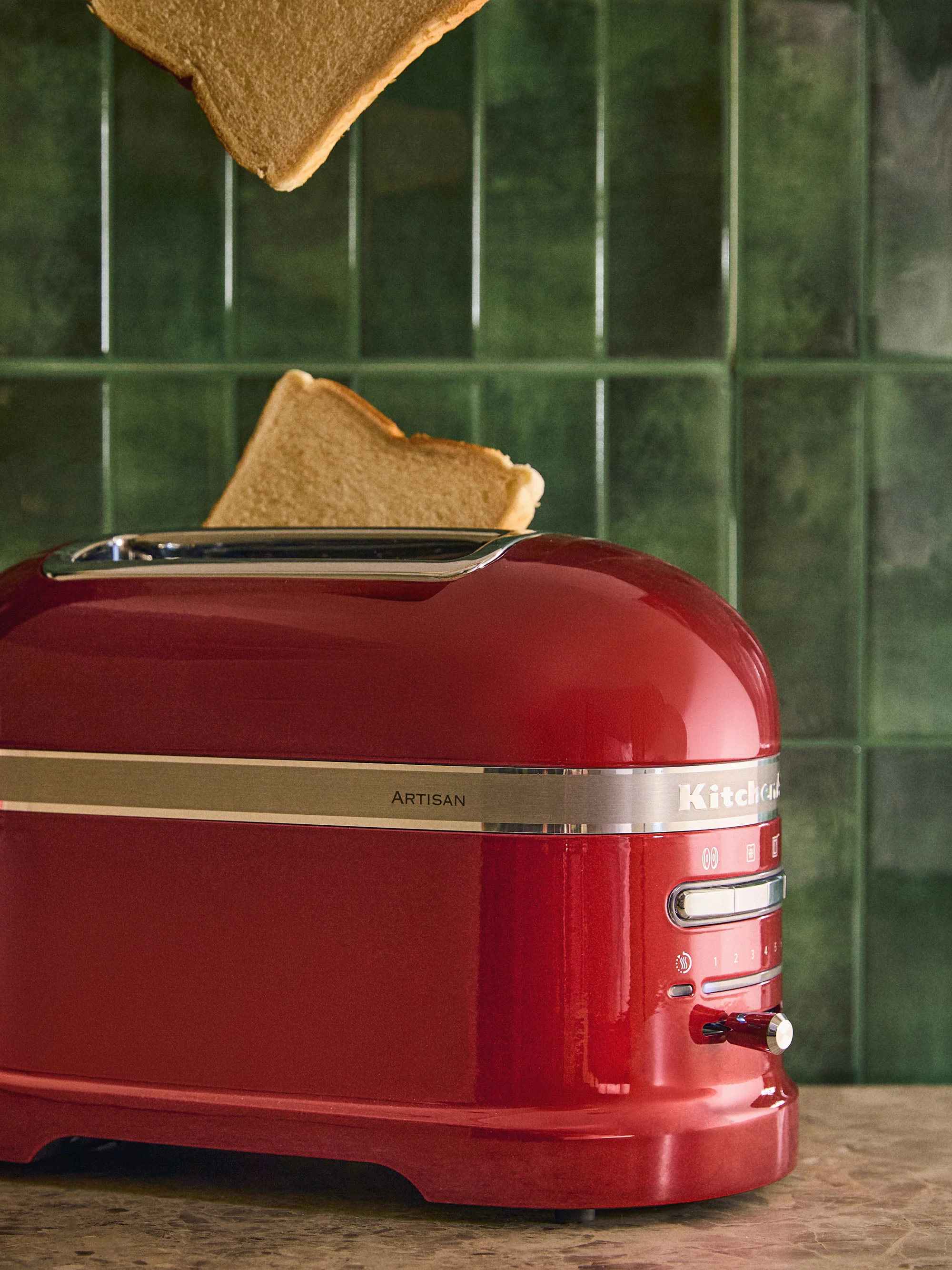 2-slice toaster Artisan met sandwichtang