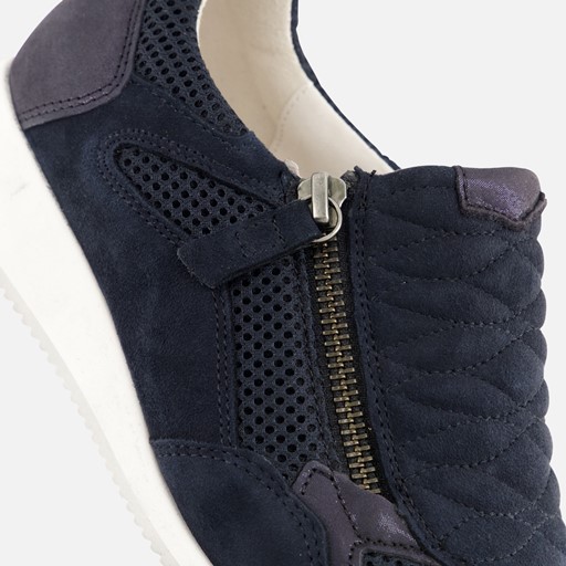 Gabor Instappers blauw Nubuck