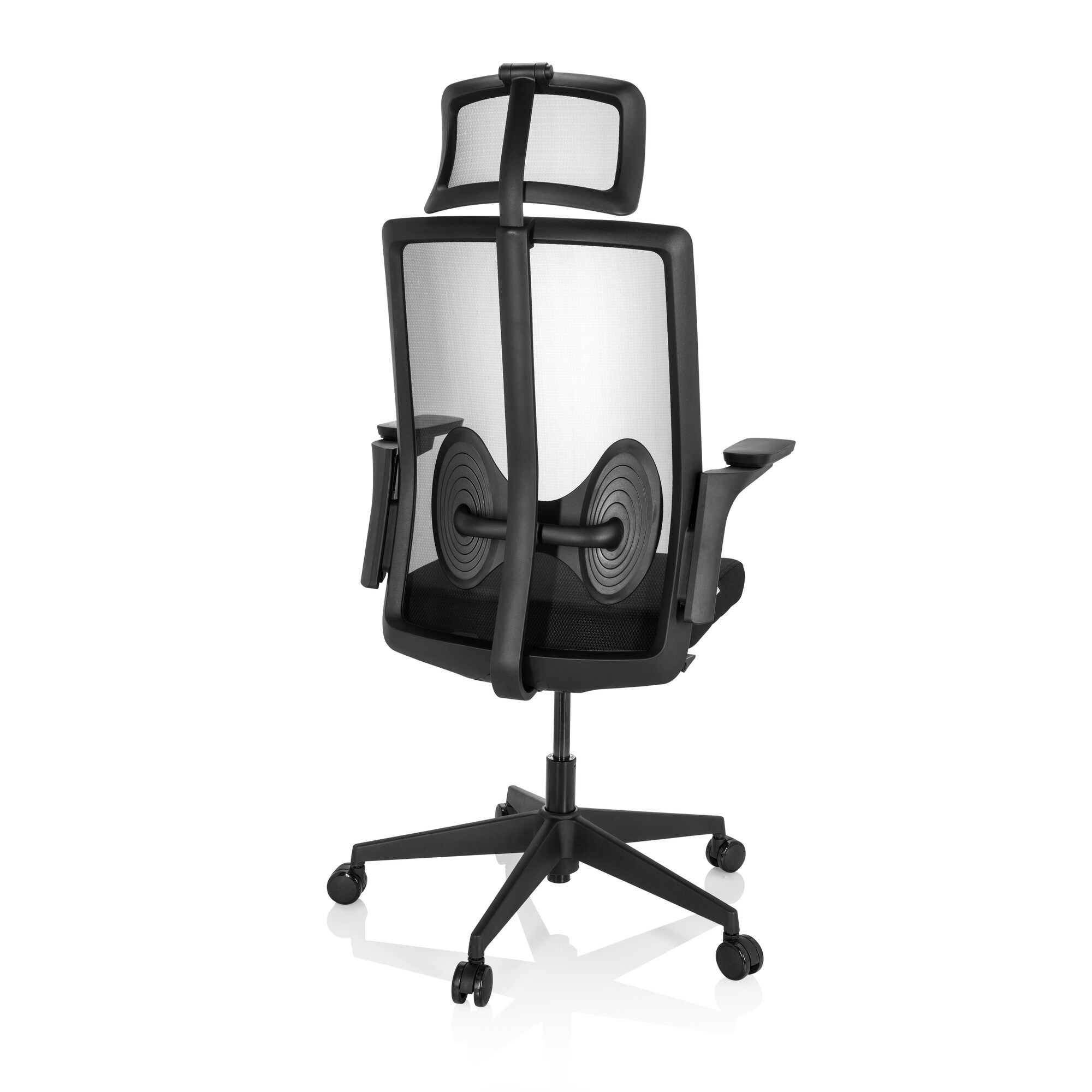 Profi Bürostuhl ARCEO B Stoff/Netzstoff mit Armlehnen (höhenverstellbar) hjh OFFICE
