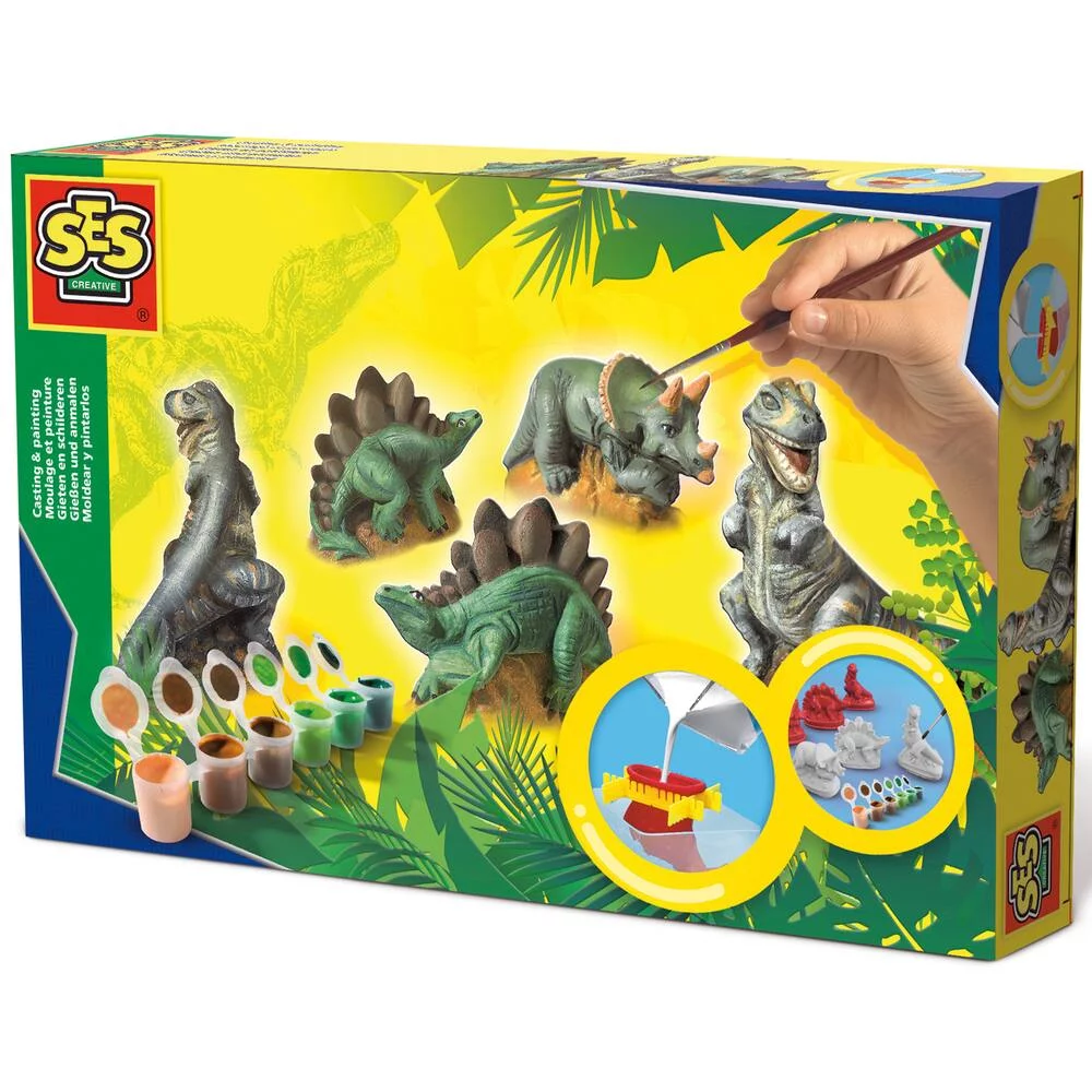 MOULAGE ET PEINTURE DINOSAURES