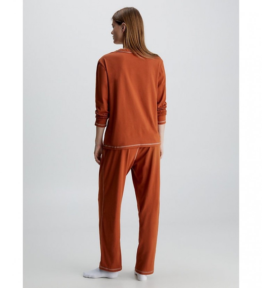 Calvin Klein Conjunto de pijama Naranja