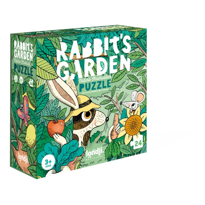 Londji Puzzle Rabbit's Garden - 24 pièces