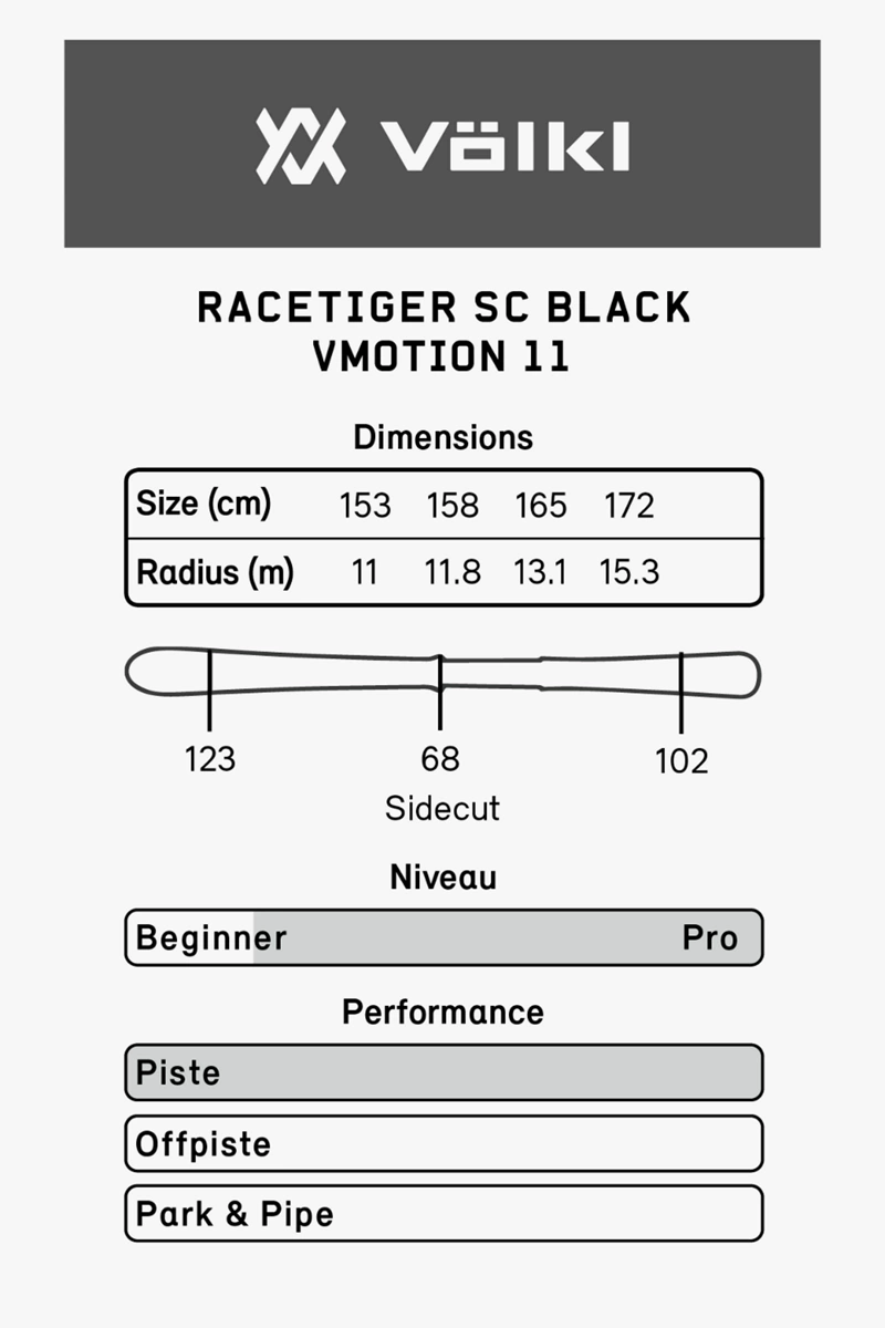 Voelkl Racetiger SC Ski Set 2324