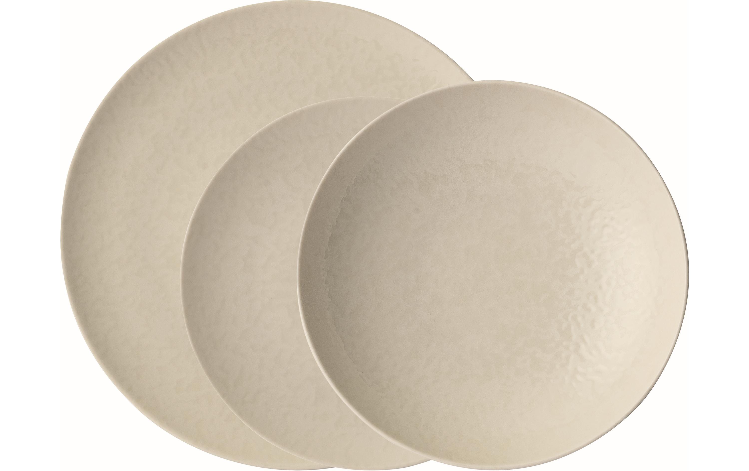 Speise-Service Eclipse Day 12 Stück, Weiss<br>Teller Service Set aus Porzellan