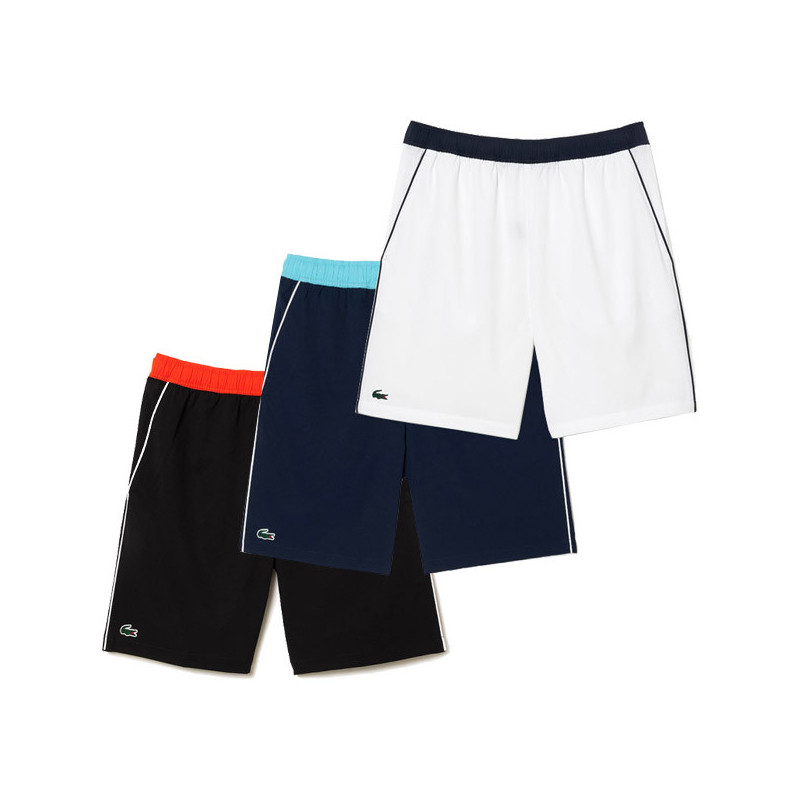 Short de tennis Lacoste Stretch recyclé