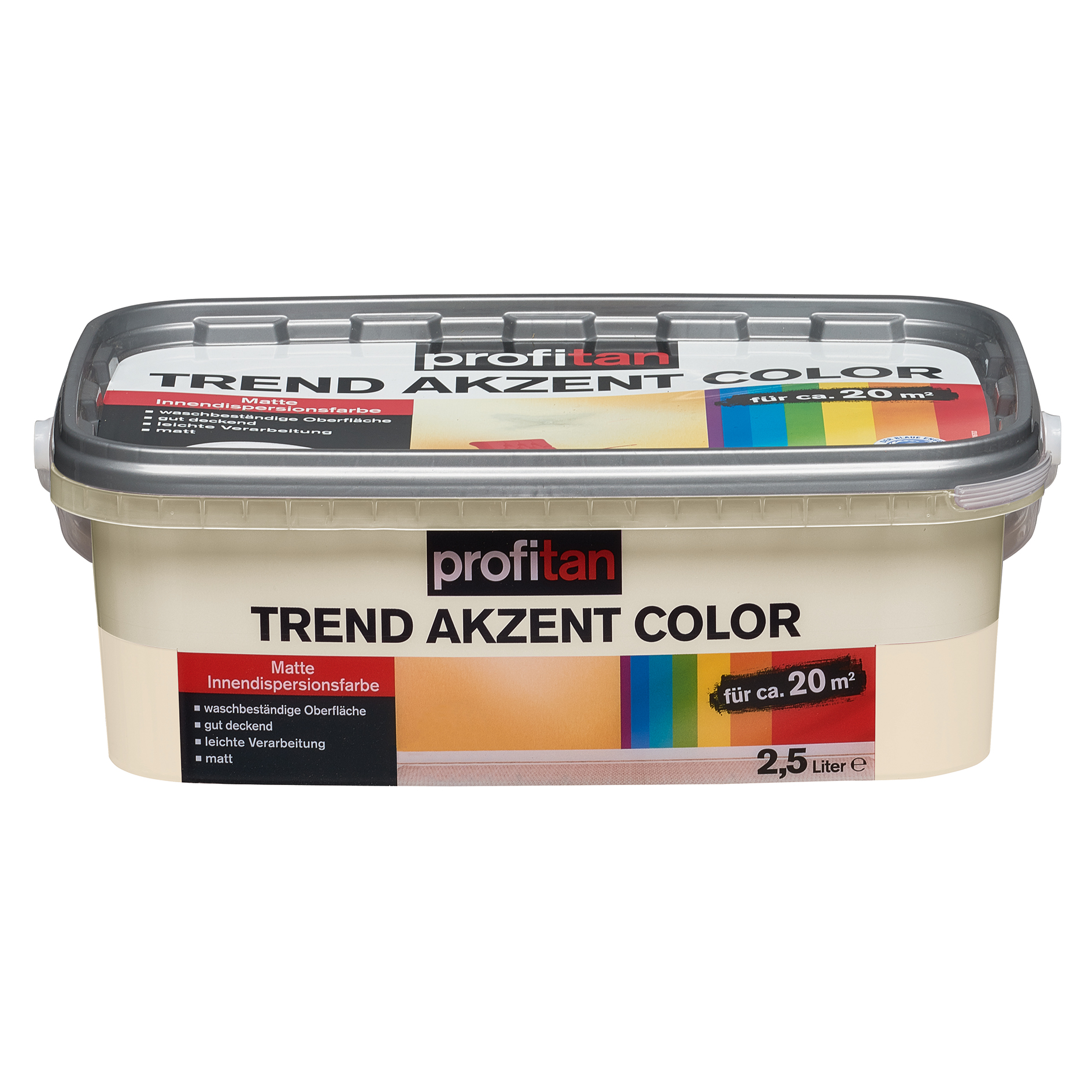 profitan Wandfarbe Trend Akzent Color - apricot - 2,5 Liter