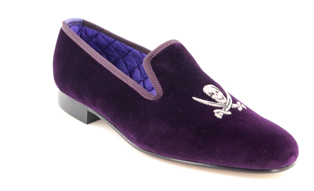 BOWHILL & ELLIOTT - SLP SKULL & SABRES PURPLE