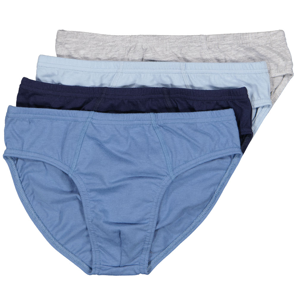 Sportwear Jongens slip  4-Pack Denimblauw kopen? Goed en goedkoop