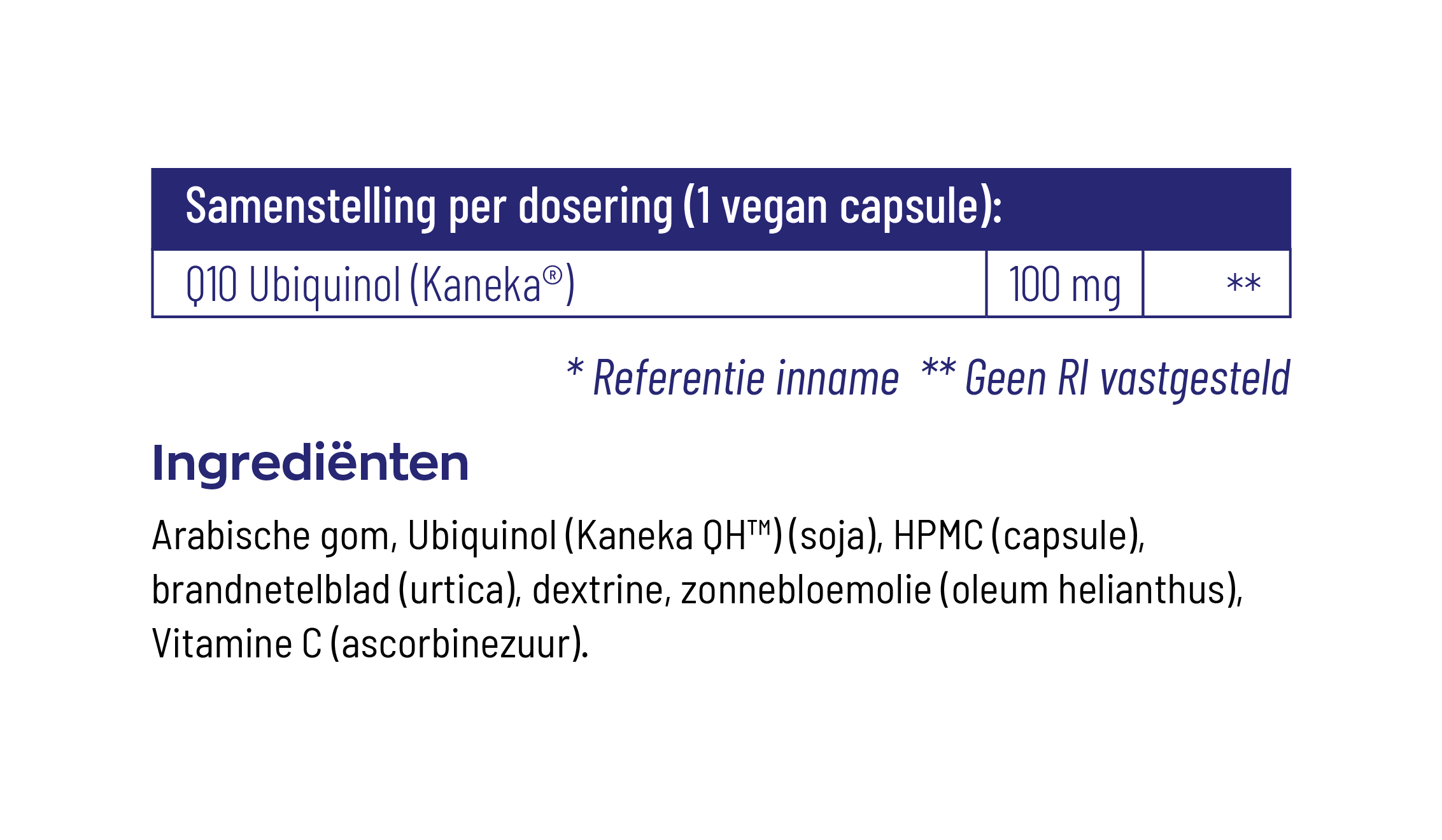 Q10 Ubiquinol 100 mg