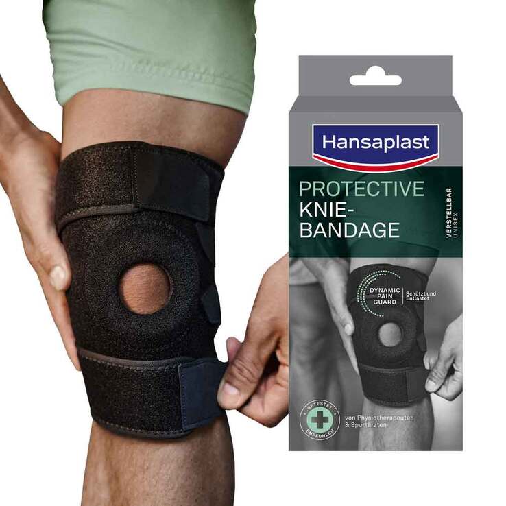 Hansaplast Knie-Bandage verstellbar, 1 St