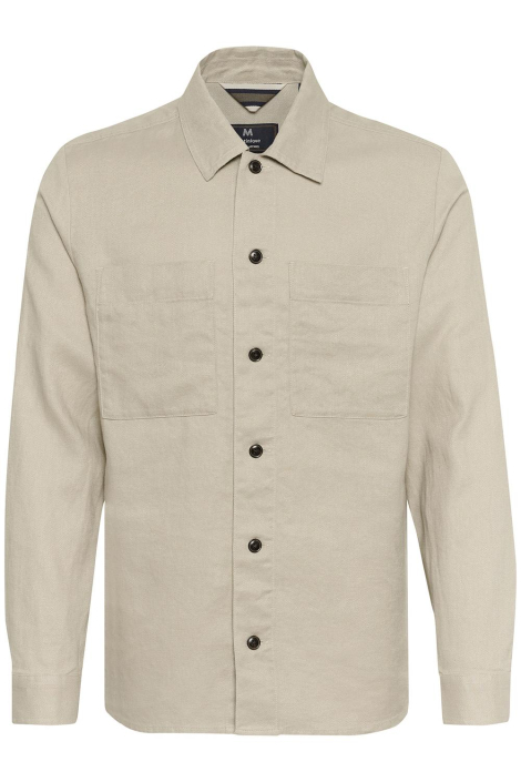 Matinique taupe heren overhemd