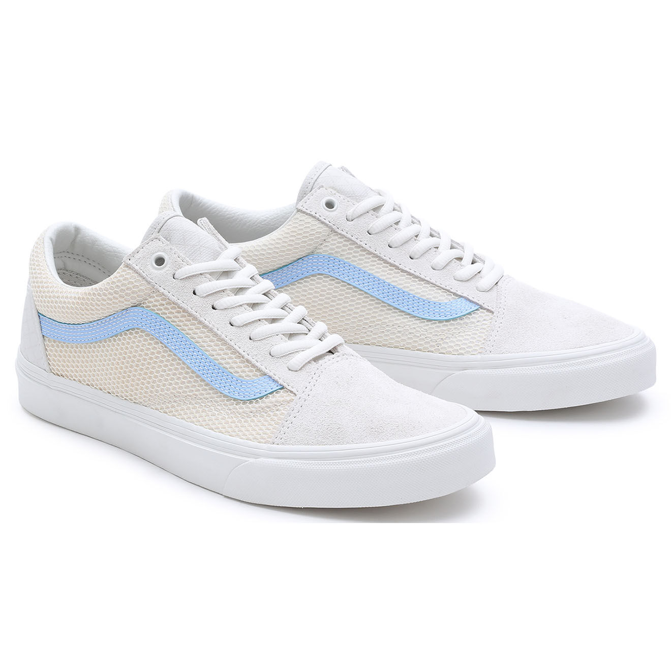Vans Baskets Old Skool écru/bleu