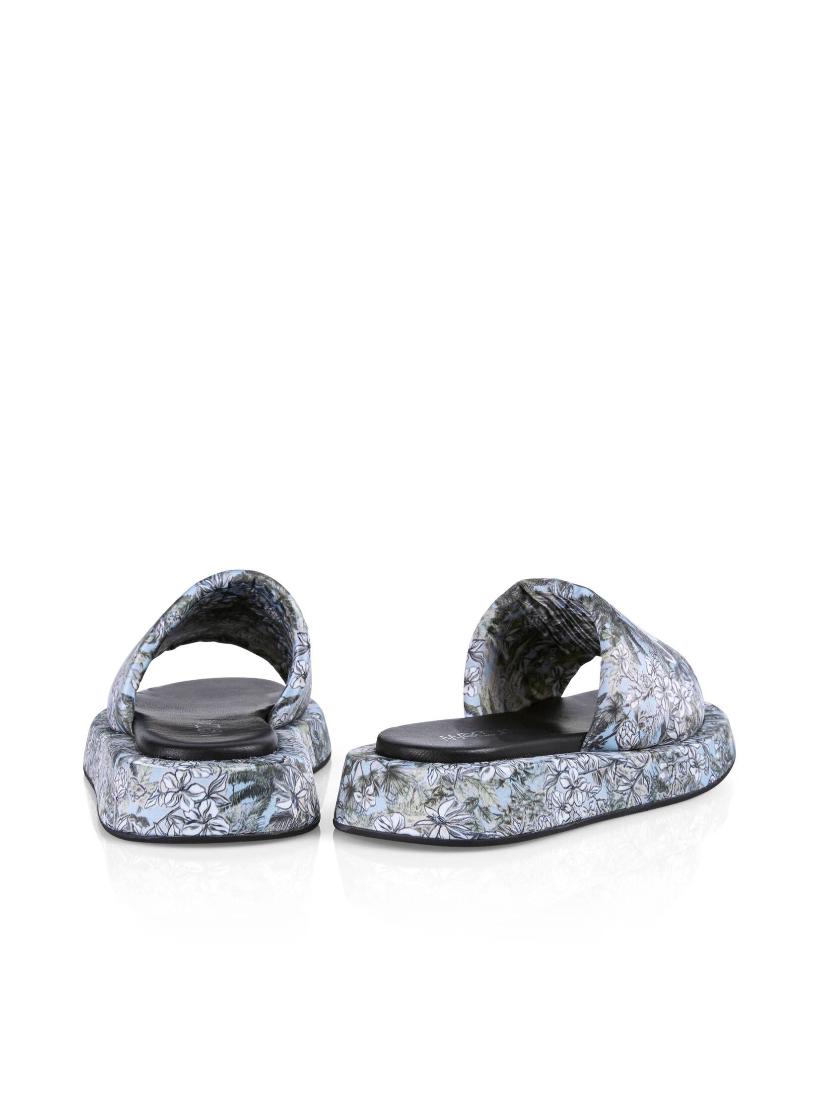 Marc Cain| Damen Pantoletten SANDALEN IM BLUMEN DESSIN