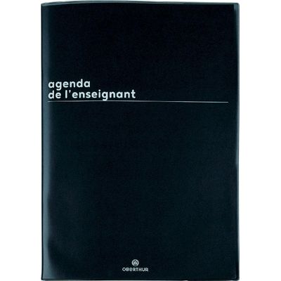 Agenda de l'Enseignant Boréal - 21,5 x 30 cm - noir - Oberthur