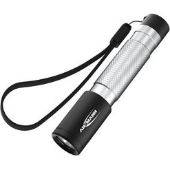Lampe de poche LED, Daily Use 50B, argent/noir