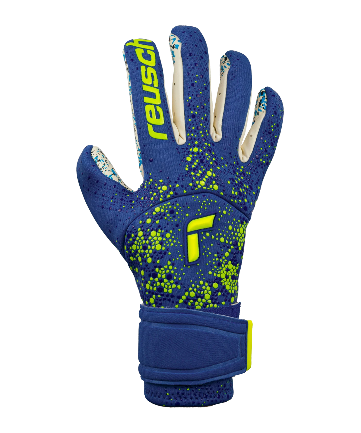 Reusch Pure Contact Fusion TorwarthandschuheBlau Gelb F4018