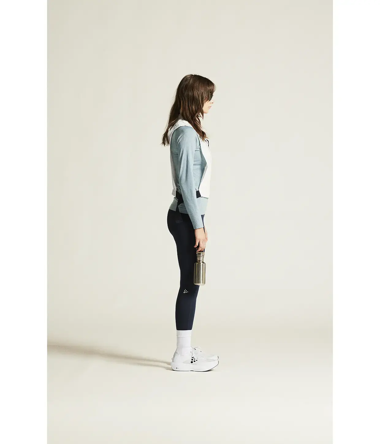 Craft CORE Dry Active Comfort Thermoshirt Lange Mouwen Lichtblauw Dames
