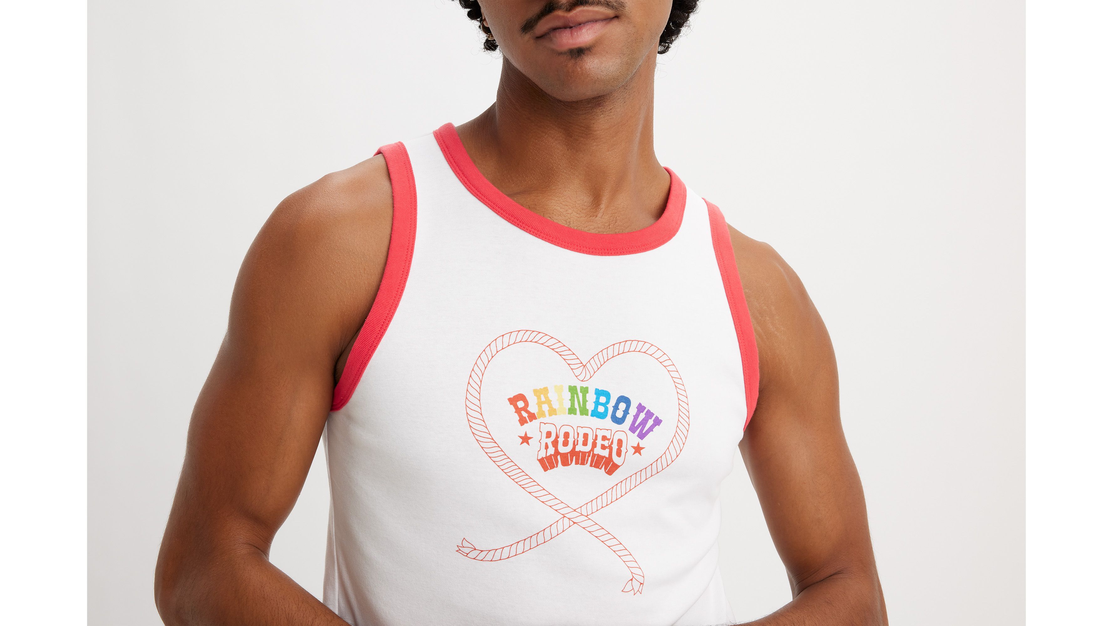 Levi's® Pride Débardeur graphique Olivia - Bright White - Blanc