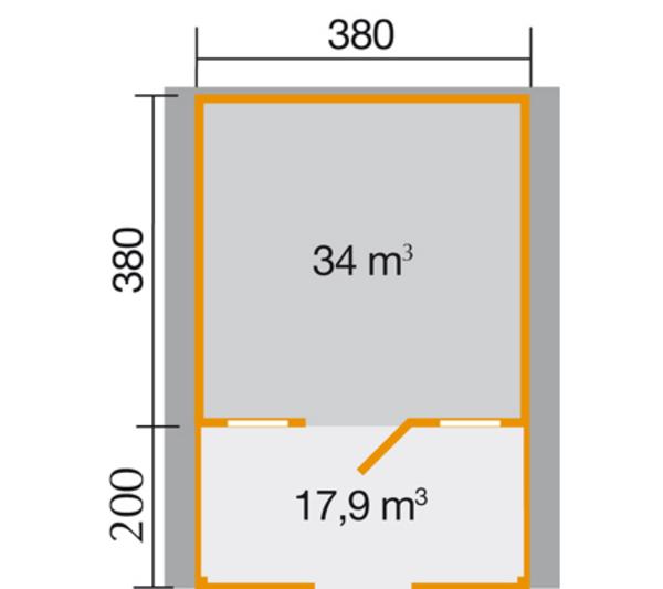 Weka Gartenhaus 110 B