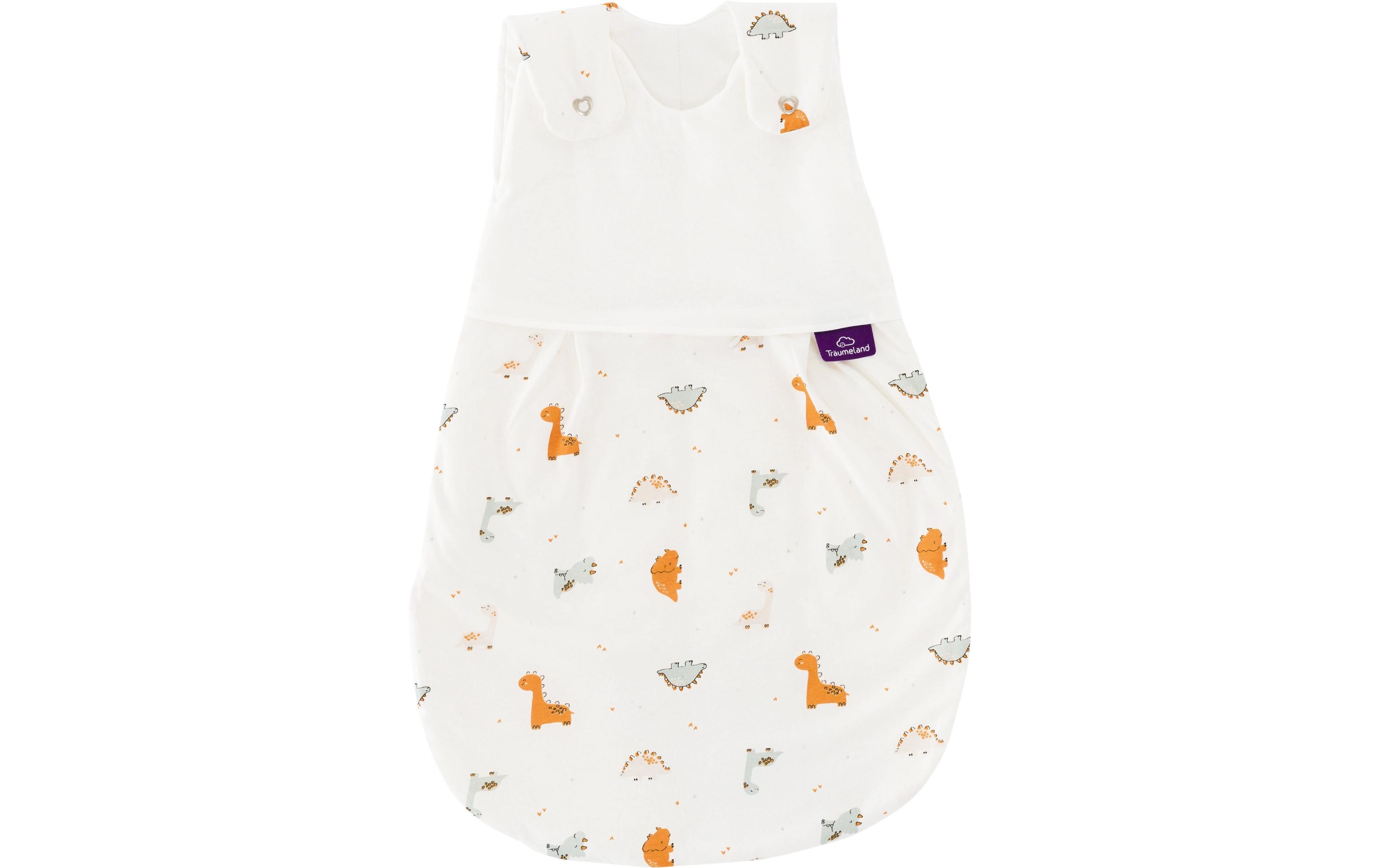 Baby-Ganzjahresschlafsack Dinolino Grösse 68/74Hochwertiger Babyschlafsack im verspielten Dino-Design